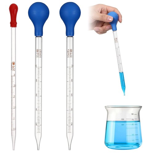 Stück glas pipetten - 3, 10ml