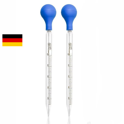 Stück glas pipetten - glas,