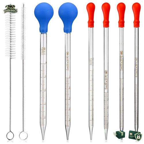 Glas pipetten 5ml 10ml 6 - glas, 0,5ml-10ml
