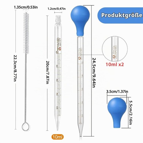 2er set glas pipetten - 2er-set, 10