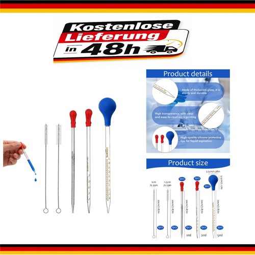 Stück glas pipette set - glas,