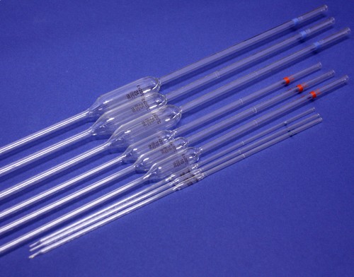 Set vollpipette aus glas - vollpipette,