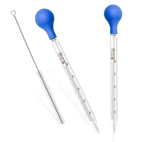 2er set glas - glas-pipetten, ml