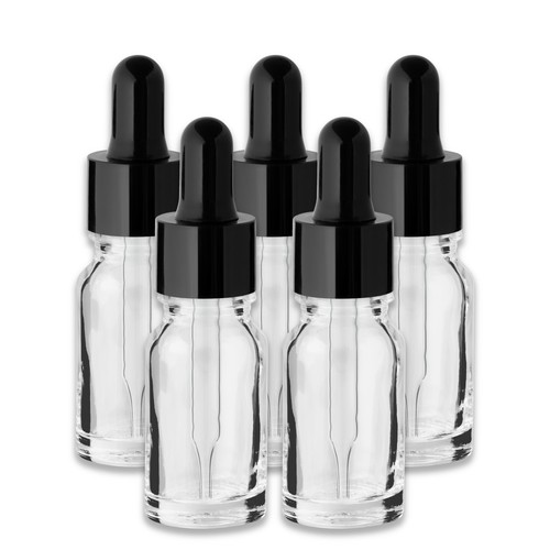 Farblose glasflasche ml - glasflasche, 10